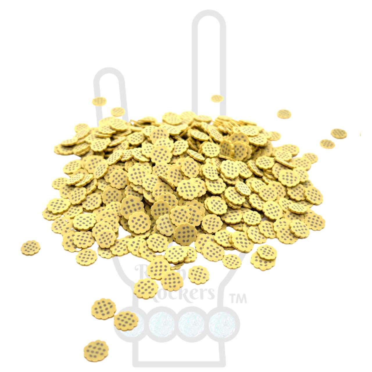 Chocolate Chip Cookies Polymer Clay Pieces for Epoxy and UV Resin Art